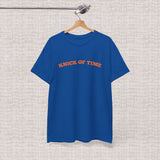 Knick Time Ny Basketball Pun Tee Sports Fan Blue Orange Game Day Retro Pop Culture (1)
