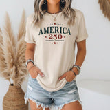 250 Years Freedom Bella Canvas Retro American Flag Usa Flag 4th July Proud Patriotic American (1)