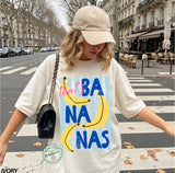 Bananas Summer Fruit Food Pun Retro Banana Summer Comfort Colors (1)