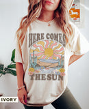 Here Comes Sun Comfort Colors Retro Desert Sunset Boho Western (2)