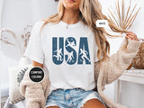 Usa Soccer Comfort Colors Patriotic World Football Fan Tee Cup Soccer Lover (2)