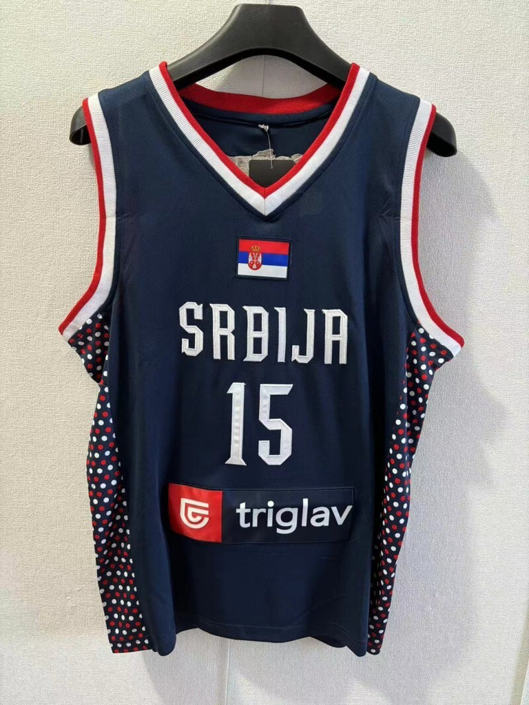 15 Nikola Jokic 2024 Team Jokic 15 # Blue Jersey Style 2