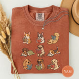 Dog Reading Dogs Books Tee Dog Lover Animal Book Lover Dog (3)