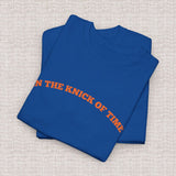 Knick Time Ny Basketball Pun Tee Sports Fan Blue Orange Game Day Pop Culture (3)