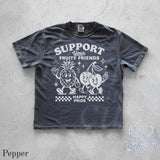 Fruity Friends Lgbtqia Pride Gay Rights Pride Rainbow Pride Parade Lgbtq Support Lesbian Comfort Colors (3)