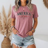 250 Years Freedom Bella Canvas Retro American Flag Usa Flag 4th July Proud Patriotic American (3)