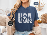 Usa Soccer Comfort Colors Patriotic World Football Fan Tee Cup Soccer Lover (3)