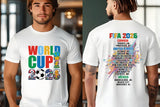 Fifa World Cup 2026 2026 Host Cities Back Usa Canada Mexico Soccer Fan Tee Football Tournament Sport Tee (3)