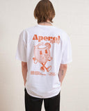 2 Sides APEROL SPRITZ T-SHIRT, Men Summer Fashion Cotton, Cotton Menswear, S to 3XL