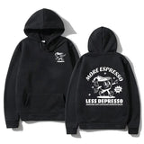 2 Sides More Espresso Less Depresso Hoodie, Gift For Fan, Gift For Her, Gift For Him