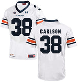 2017 Auburn Tigers Under Armour CARLSON 38 White