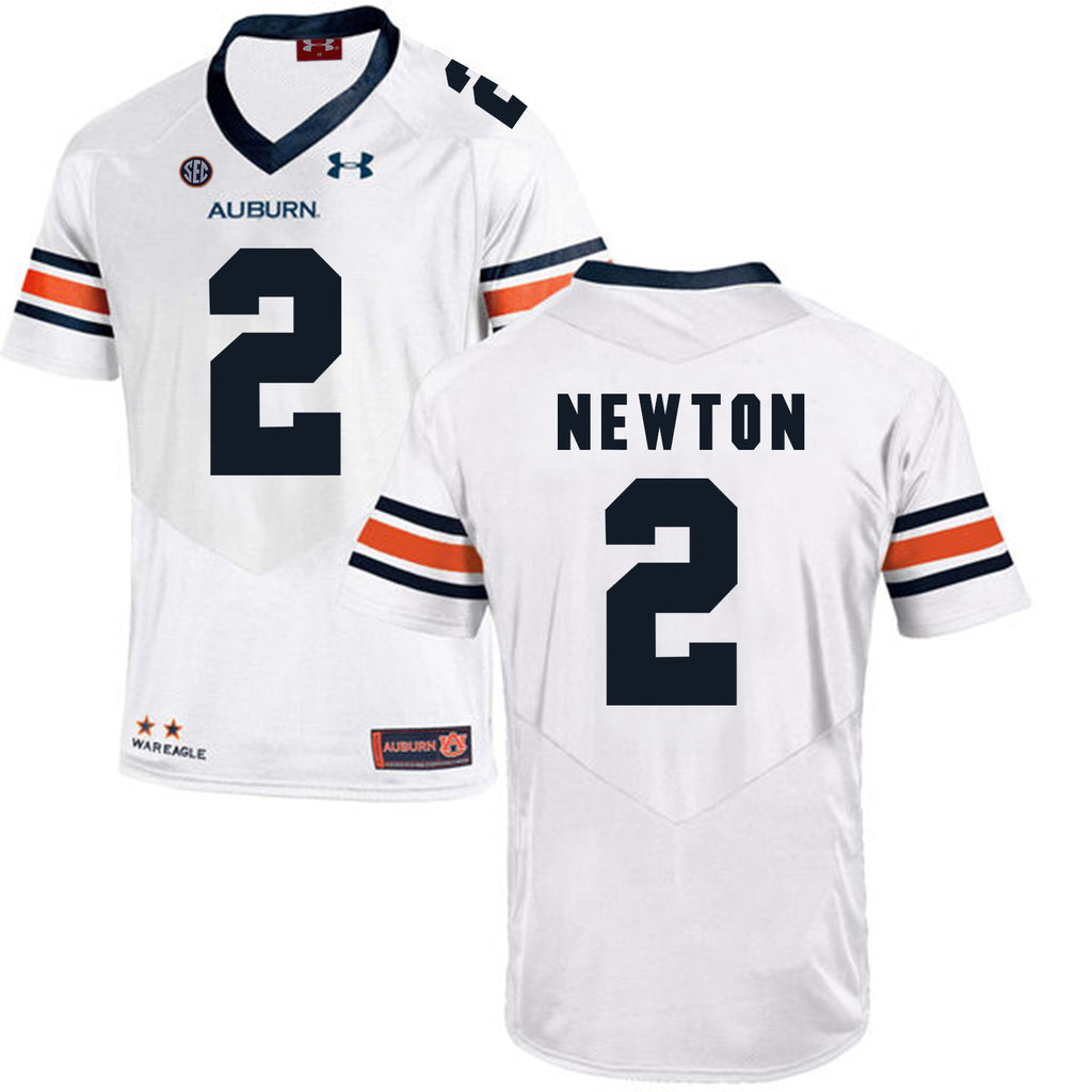2017 Auburn Tigers Under Armour Cam Newton 2 White