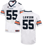 2017 Auburn Tigers Under Armour Carl Lawson 55 White
