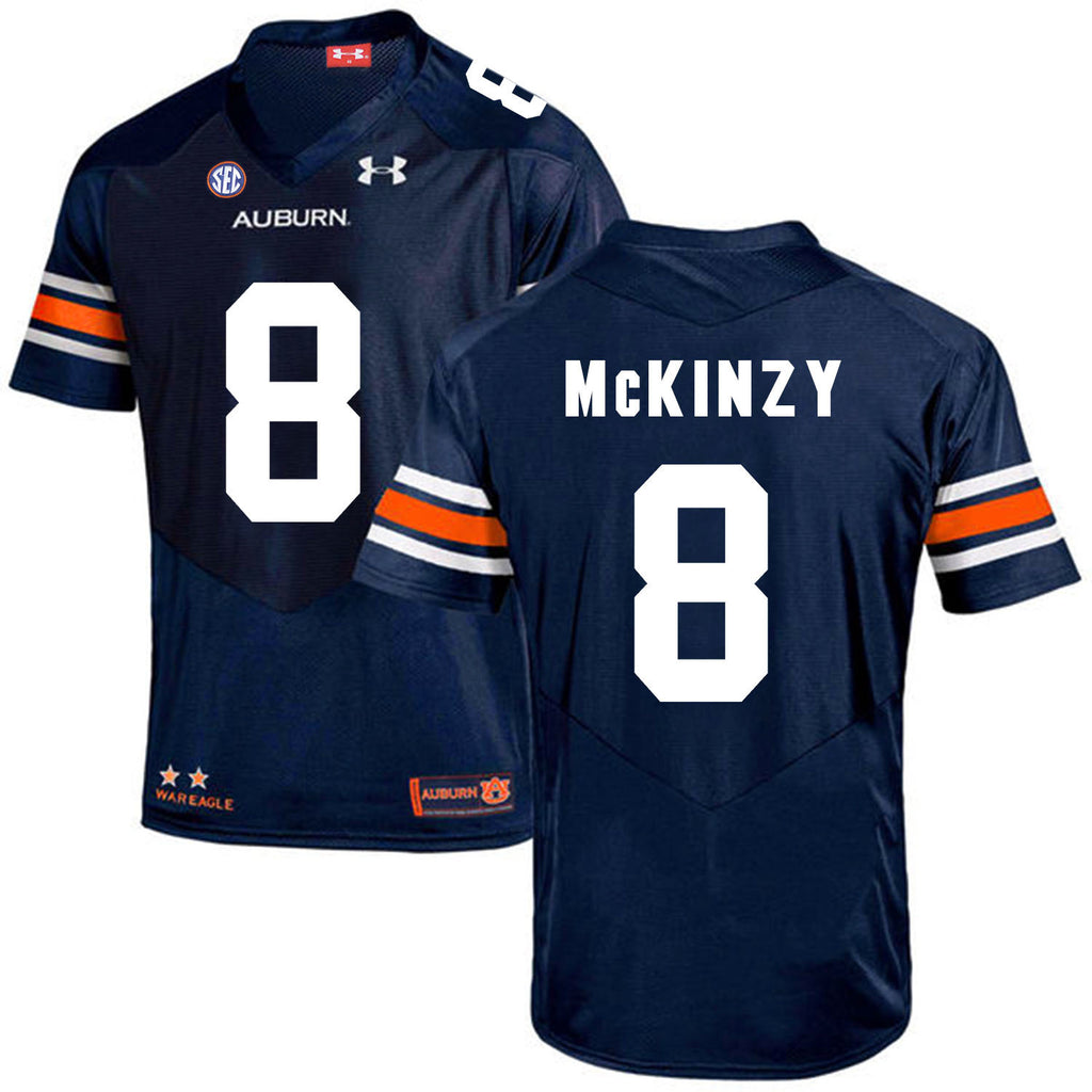 2017 Auburn Tigers Under Armour Cassanova McKinzy 8 Navy