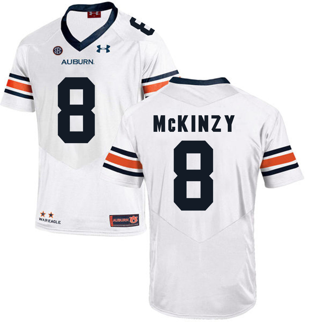 2017 Auburn Tigers Under Armour Cassanova McKinzy 8 White