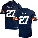 2017 Auburn Tigers Under Armour Chandler Cox 27 Navy