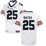 2017 Auburn Tigers Under Armour Daren Bates 25 White