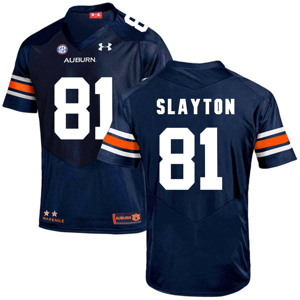 2017 Auburn Tigers Under Armour Darius Slayton 81 Navy