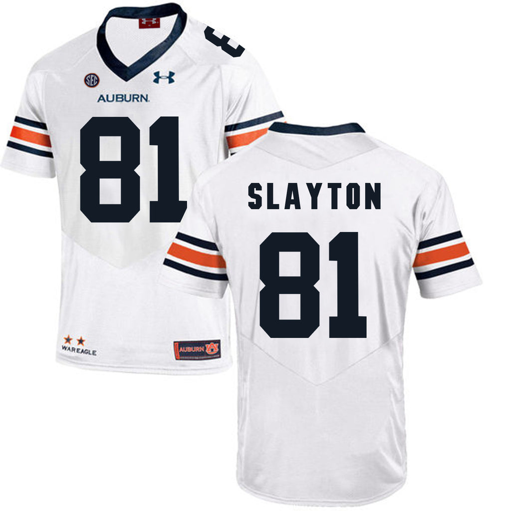 2017 Auburn Tigers Under Armour Darius Slayton 81 White