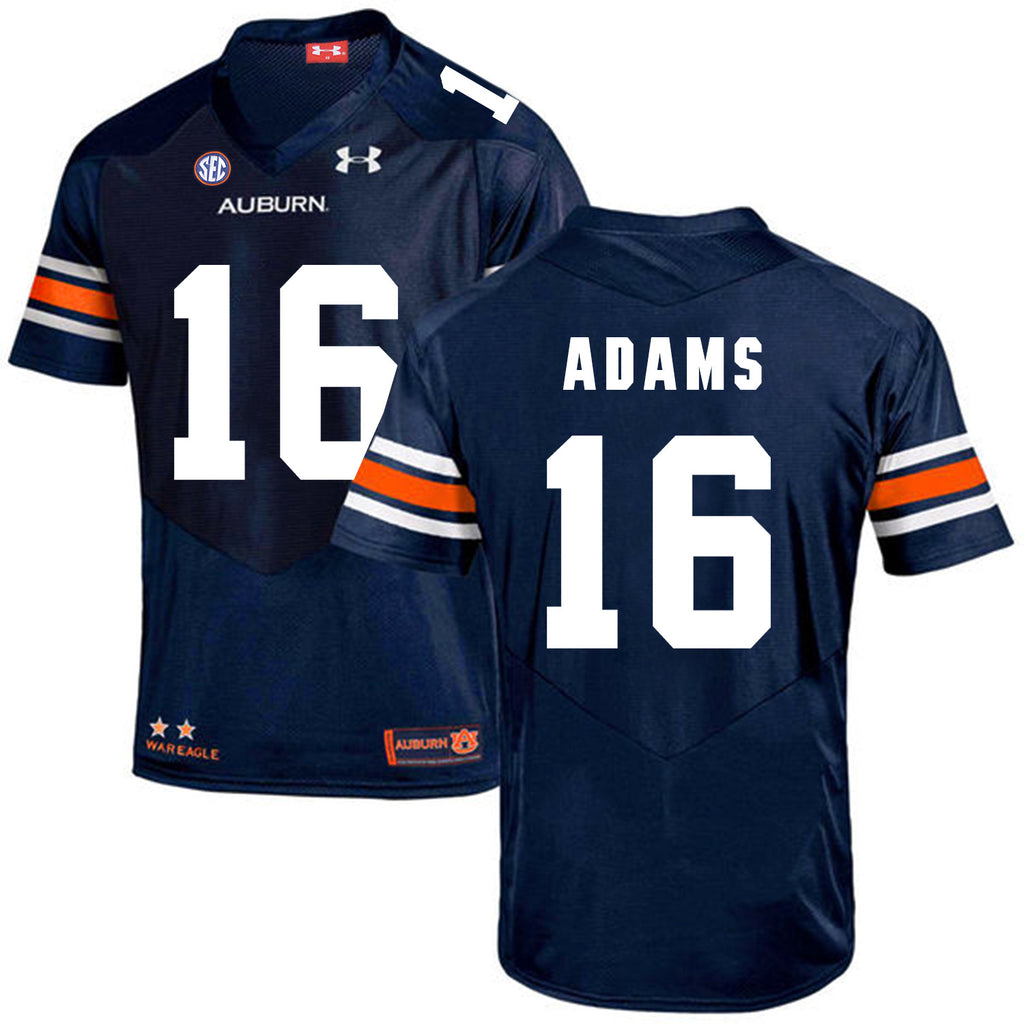 2017 Auburn Tigers Under Armour Devin Adams 16 Navy