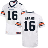 2017 Auburn Tigers Under Armour Devin Adams 16 White
