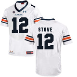 2017 Auburn Tigers Under Armour Eli Stove 12 White