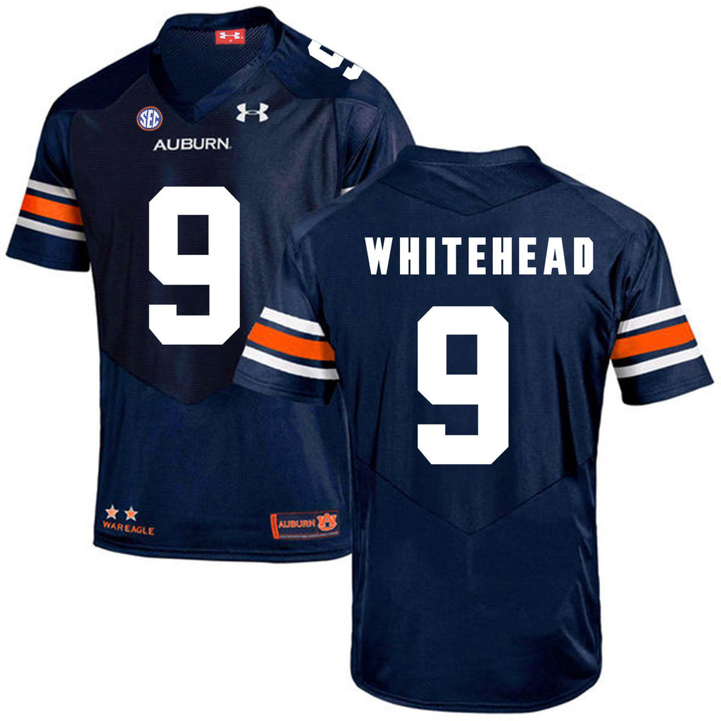2017 Auburn Tigers Under Armour Jermaine Whitehead 9 Navy