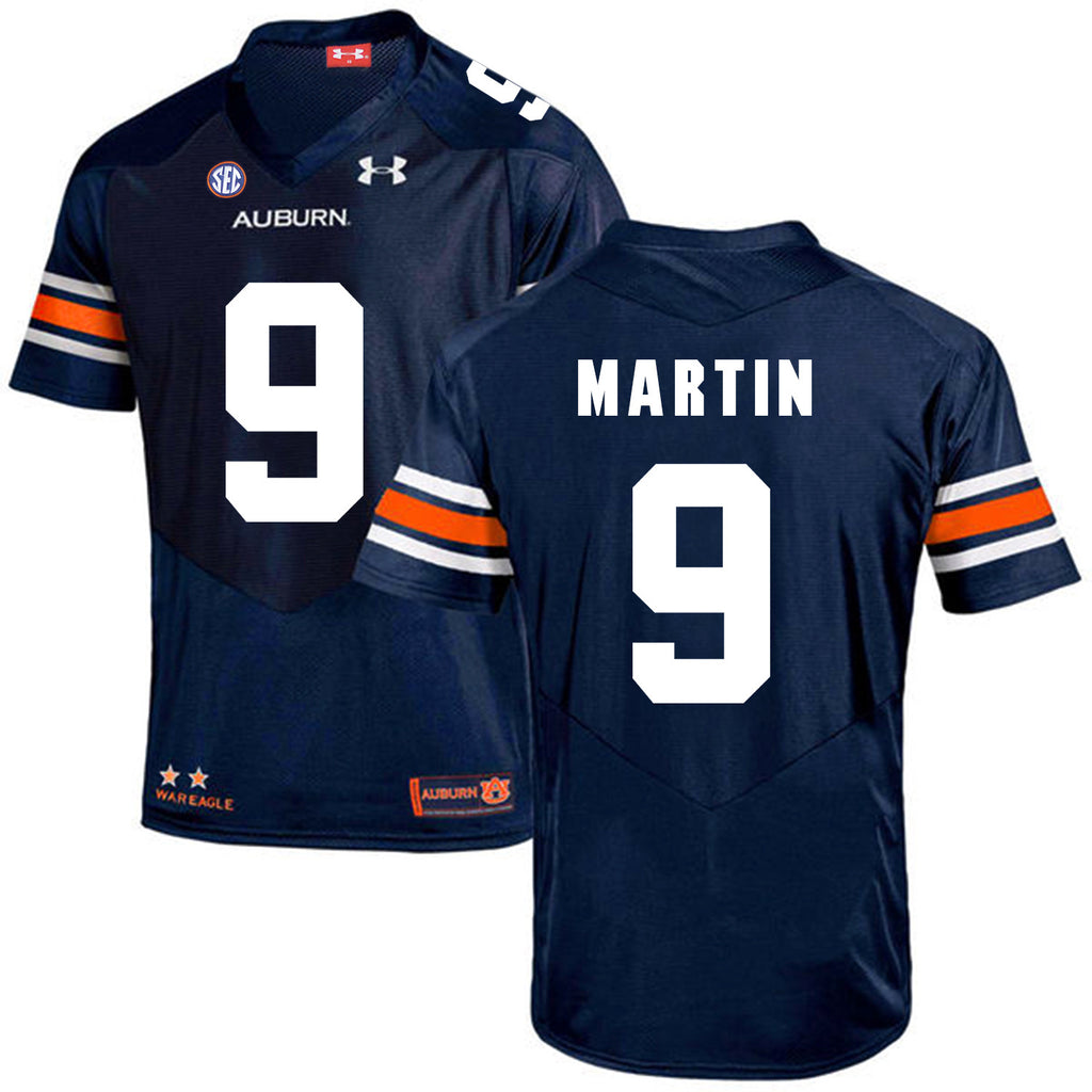2017 Auburn Tigers Under Armour Kam Martin 9 Navy
