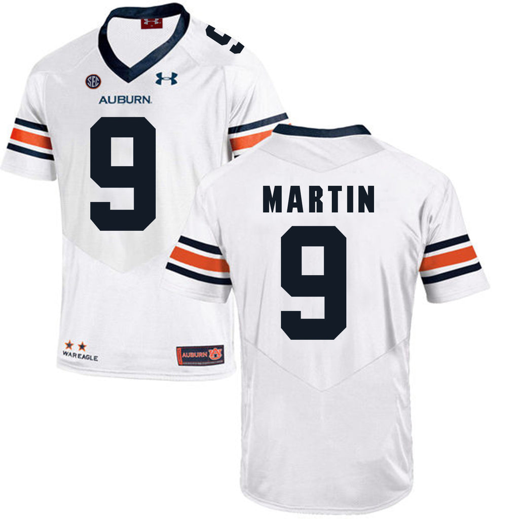 2017 Auburn Tigers Under Armour Kam Martin 9 White