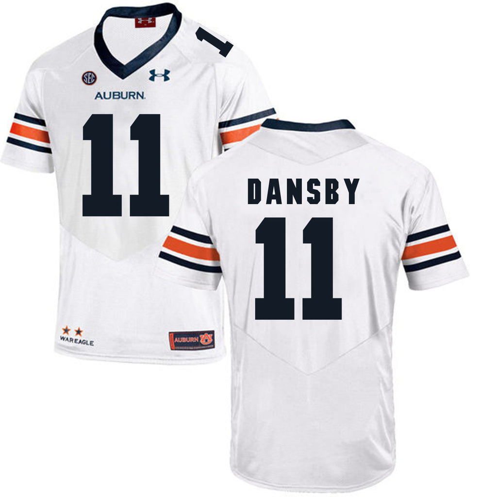 2017 Auburn Tigers Under Armour Karlos Dansby 11 White