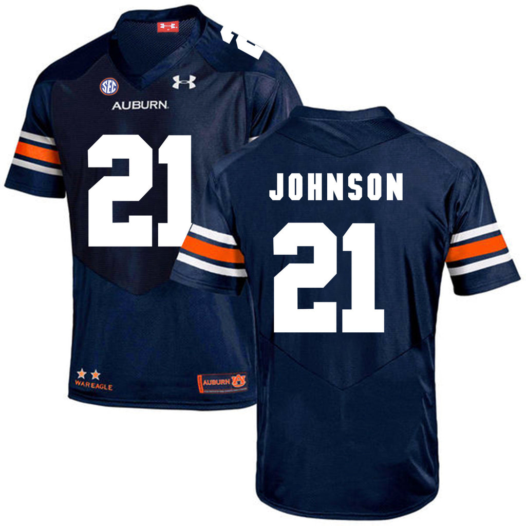 2017 Auburn Tigers Under Armour Kerryon Johnson 21 Navy