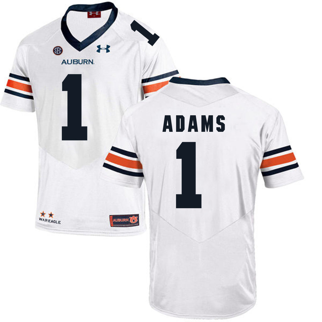 2017 Auburn Tigers Under Armour Montravius Adams 1 White