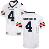 2017 Auburn Tigers Under Armour Noah Igbinoghene 4 White