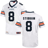 2017 Auburn Tigers Under Armour STIDHAM 8 White