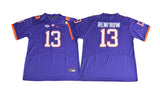 2017 Clemson Tigers 13 Purple