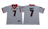 2018 Georgia Bulldogs 7 Diamond Edition White