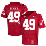 2019 NCAA Football Utah Utes 150th anniversary #49 Hunter Dimick