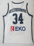 2019 World Cup 34 Antetokounmpog Basketball Jersey Style 2
