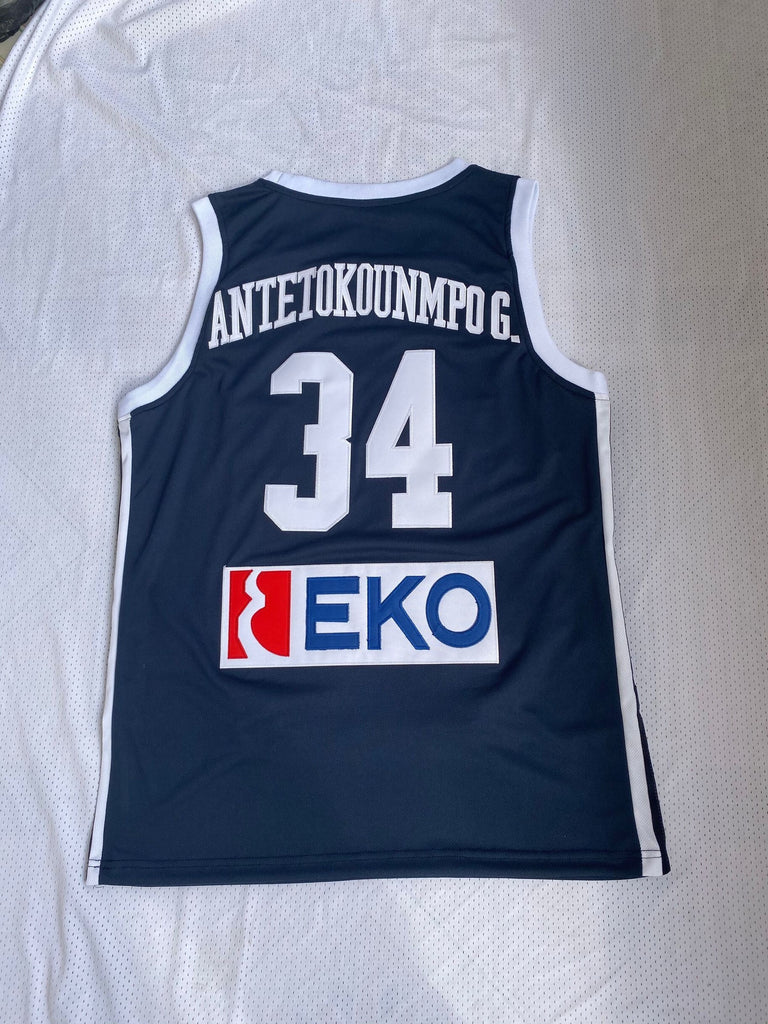 2019 World Cup 34 Antetokounmpog Basketball Jersey Style 4