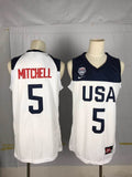 2019 World Cup USA Team Basketball # 5 Donovan Mitchell Style 1