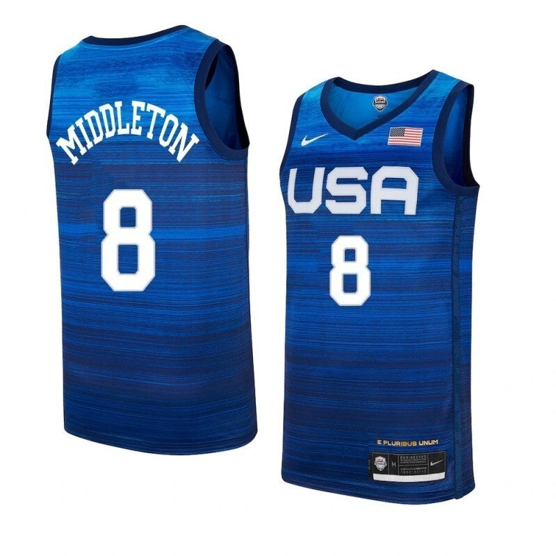 2021 USA Tokyo Summer Olympics #8 Khris Middleton Style 2