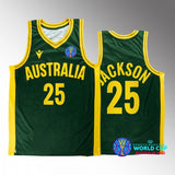 2022 FIBA Basketball World Cup Australia #25 Lauren Jackson Unisex Jersey Green Bronze medal