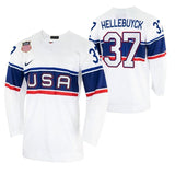 2022 beijing winter olympic #37 connor-hellebuyck-usa-hockey-men home-white-jersey