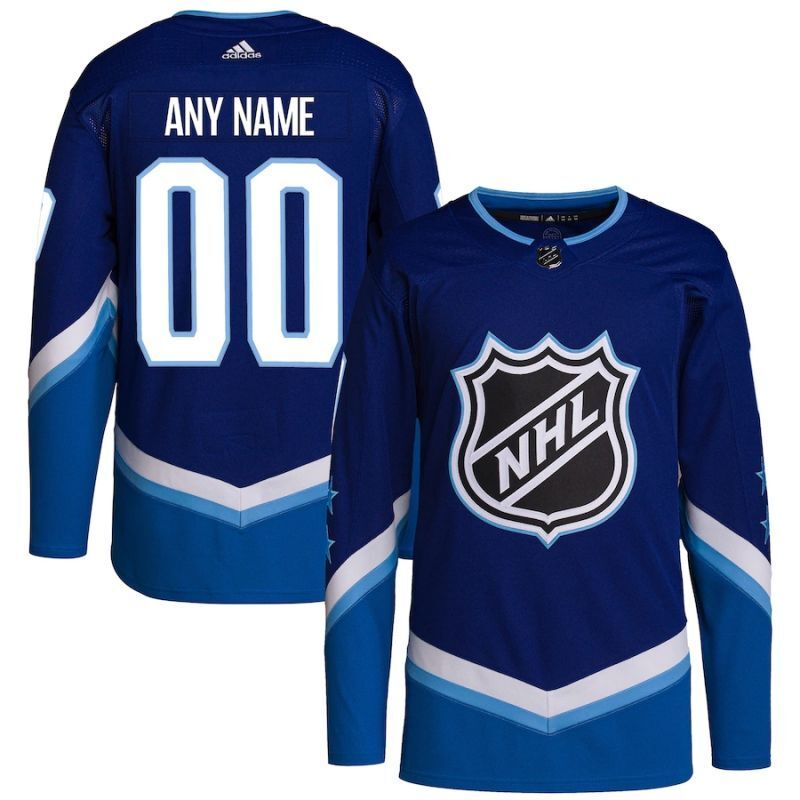 2022 nhl all-star game western conference pick-a-player jersey - blue