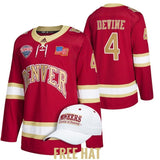 2022denver-pioneers-jack-devine-college-hockey-nchc-crimson-jersey