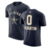 2024 All-Star #0 Tyrese Haliburton Navy T-Shirt Style 1