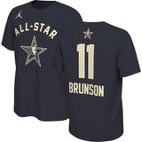 2024 All-Star #11 Jalen Brunson Navy T-Shirt Style 1