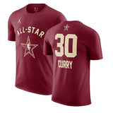 2024 All-Star #30 Stephen Curry Crimson T-Shirt Style 2