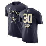 2024 All-Star #30 Stephen Curry Navy T-Shirt Style 1