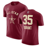 2024 All-Star #35 Kevin Durant Crimson T-Shirt Style 1